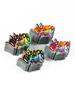 Weatherproof Holographic Die Cut Stickers