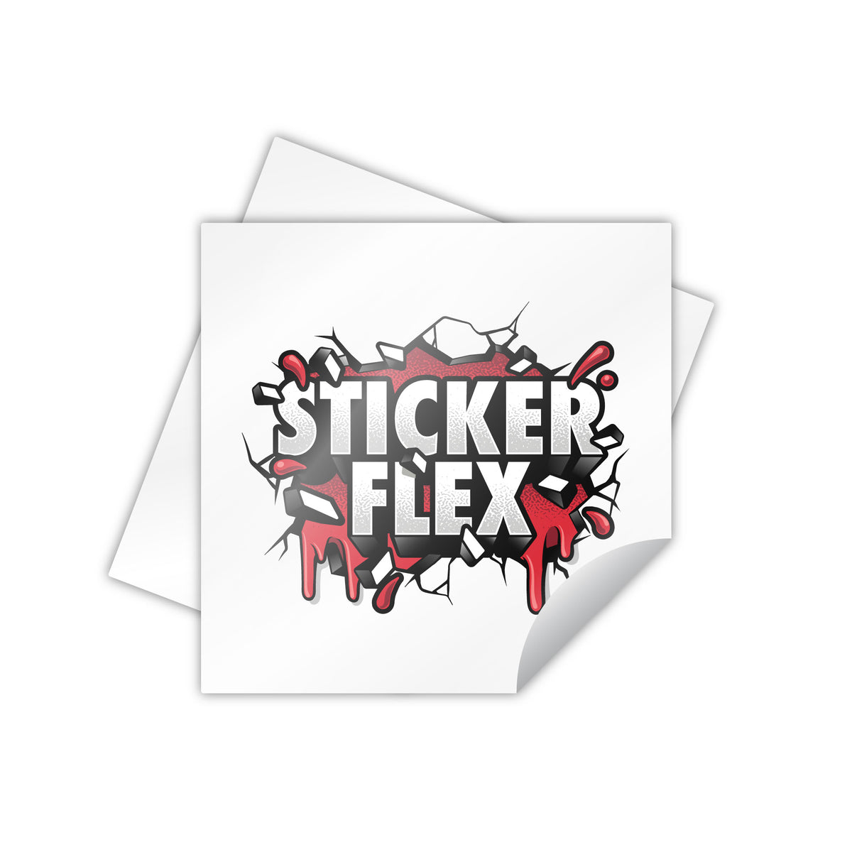 Custom Die Cut Square Stickers